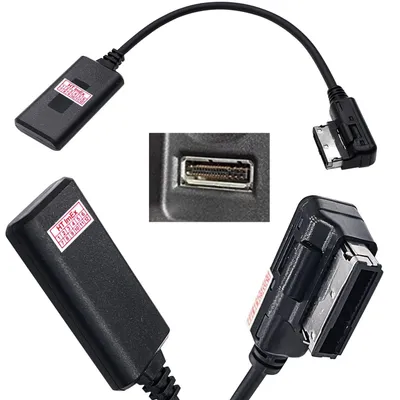 Produktbild von AUX Bluetooth Interface Adapter kompatibel mit Audi AMI MMI 3G USB Audio Kabel
