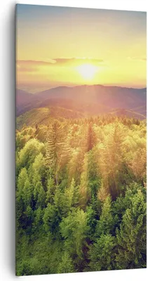 Produktbild von Bild auf Leinwand - Leinwandbild - Berge Natur - 65x120cm - Wand Bild - Wanddeko - Wandbilder - Leinwanddruck - Bilder - Kunstdruck - Wanddekoration - Leinwand bilder - Wandkunst - PA65x120-3697