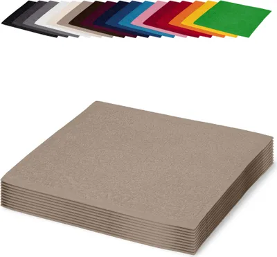 Produktbild von 10er PACK Seiftücher 30x30 cm Waschlappen Seifhandtücher 100% Baumwolle, Farbe: Beige
