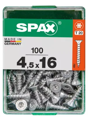 Produktbild von Spax Universalschrauben 4.5 x 16 mm TX 20 - 100 Stk.
