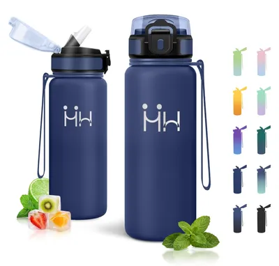 Obrázek produktu pro Termoska JAPORIA, 750 ml, nerezová láhev s brčkem, láhev na pití