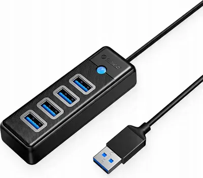 Produktbild von Orico Pw4U-U3 Usb-A / 4X Usb-A 3.0 Hub - Schwarz