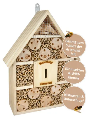 Produktbild von CULT at Home Insektenhotel - Insekten Hotel für Bienen in Braun