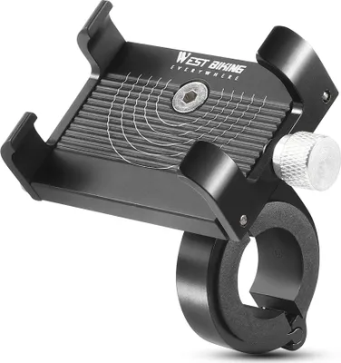 Produktbild von Mobiltelefonhalter Fahrrad Mobiltelefon-Navigation Feste Halterung Fahrradlenker Aluminiumlegierung Mobiltelefonstaender SmartPhone-Unterstuetzung