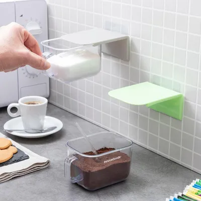 Zdjęcie produktu dla Wyjmowane samoprzylepne pojemniki kuchenne Handstore InnovaGoods Opakowanie 2 sztuki