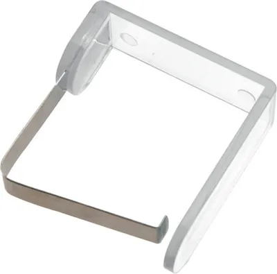 Produktbild von 4er Set Tischtuchklammer transparent/Metall