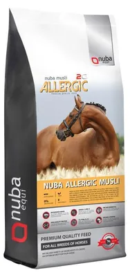 Obrázek produktu pro Nuba Allergic Musli 2G – krmivo pro koně s alergiemi – 20 kg