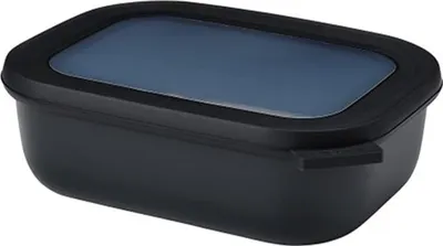 Productafbeelding van Mepal multifunctionele schaal, rond/rechthoekig, 1000 ml - Nordic Black, artikelnummer 106255041100