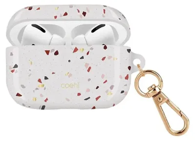 Obrázok produktu pre Uniq Etui Coehl Terrazzo Airpods Pro Biały/Natural White