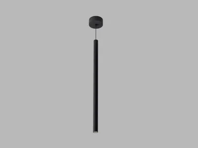 Zdjęcie produktu dla Oprawa wisząca LED MIKY SLIM Z CRI90 z możliwością ściemniania, Wariant: MIKY SLIM 55 Z, Ø 25 mm x 550 mm, 3000 K, czarna, ON/OFF