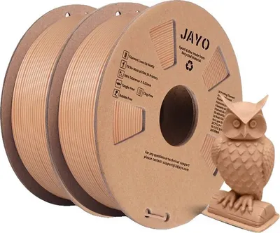 Imagen del producto de Filamento para impresoras 3D, ecológico, alta compatibilidad, PLA de madera, PLA de madera
