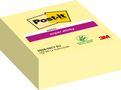 Immagine prodotto di Post-it Super Sticky 2028-SCY 76x76mm 270 fogli giallo
