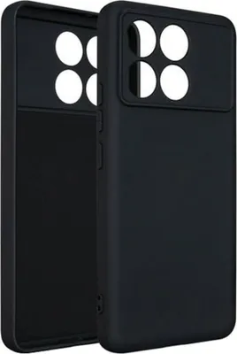 Produktbild von Beline Etui Silikon Xiaomi Poco F6 Proczarny/Schwarz