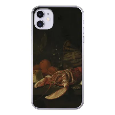Produktbild von MuchoWow® Handyhülle Schutzhülle Hülle für iPhone 11 Stilleben - Gemälde von Jan Davidsz. de Heem Silikon Softcase Handy Hülle - Handytasche
