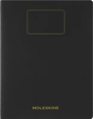 Produktbild von Moleskine Student Cahier, XXL, blanko, Kartoneinband, Schwarz
