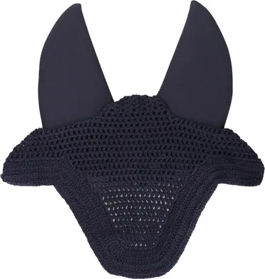Produktbild von Kentucky Horsewear Fliegenmütze Wellington Soundless Fliegenhaube Dunkelblau Cob