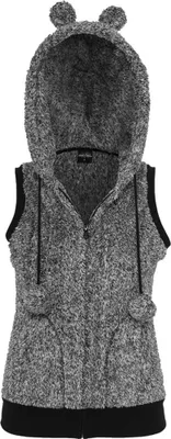 Produktbild von Urban Classics Ladies Melange Teddy Vest, Größe: S
