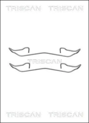 Produktbild von TRISCAN 8105 161617 Zubehörsatz Scheibenbremsbelag
