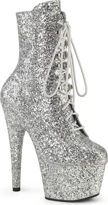 Produktbild von ADORE-1020GWR Damen Booties von Pleaser, Silber , EU 41, US 11