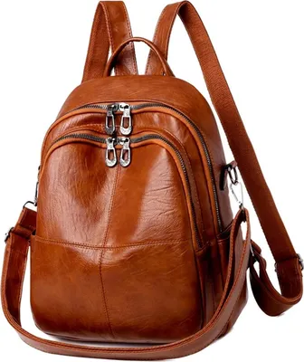 Immagine prodotto di Zaino scuola unisex A4, marrone, in  di alta qualità, 30x25x10 cm