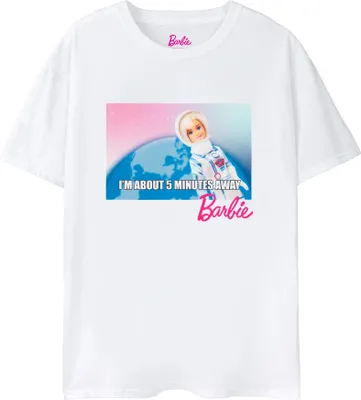 Produktbild von Barbie - "Running Late" T-Shirt für Damen NS7375 (XL) (Weiß)