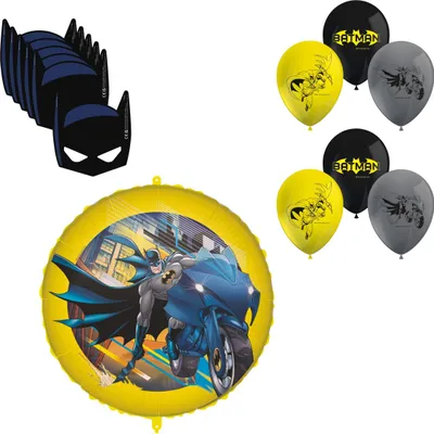 Produktbild von 15-tlg. Batman Rogue Rage Party Set für Kindergeburtstag