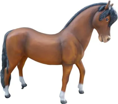 Immagine prodotto di Cavallo a grandezza naturale figura decorazione statue scultura decorazione giardino figure 160cm