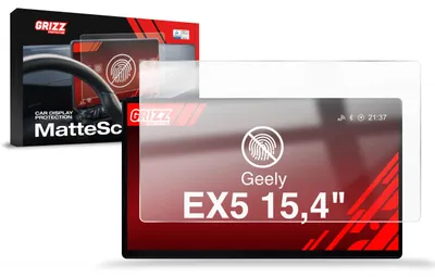 Produktbild von Matte Autodisplayfolie für Geely EX5 15,4" (2024-2026), Grizz Protector