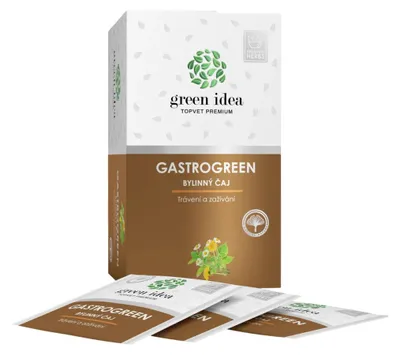 Herbex Gastrogreen - bylinný čaj 20 vrecúšok - Zelená myšlienka