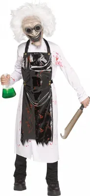 Produktbild von Durchgeknallter Wissenschaftler Kinder-Kostüm für Halloween Größe: M