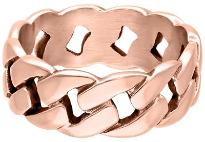 Produktbild von Wildcat Ring - Chunky Ring - Roségold, 18,0 mm - Chirurgenstahl 316L - wasserfest, langlebig, hautverträglich, Roségold