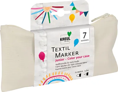 Obrázek produktu pro Kreul Junior Set Sada textilních fixů 7 ks