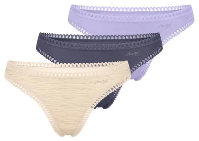 Image de Sloggi GO Crush String C3P, couleur lilas - Ensemble léger