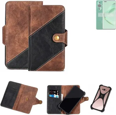 Produktbild von K-S-Trade Handyhülle Schutzhülle Bookstyle Case kompatibel mit Huawei Nova 11 Pro Klapphülle Cover Hülle Schutztasche 1x