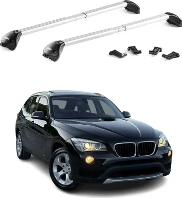 Image de Barres de toit transversales pour BMW X1 E84 F48 U11 2009-2025 Alu Gris 2x ABE