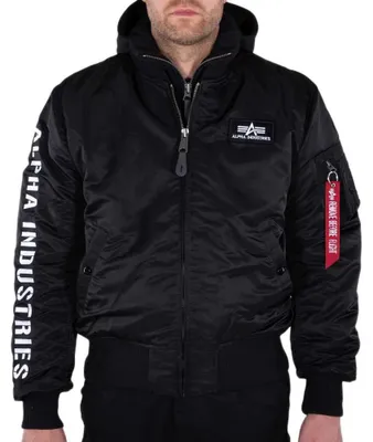 Produktbild von Alpha Industries MA-1 D-Tec SE Bomberjacke für Herren Black/White