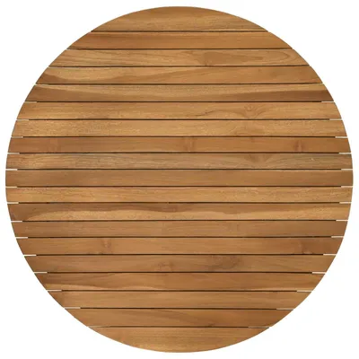 Image de Plateau de table vidaXL, diamètre 70 cm, épaisseur 3,5 cm, rond, en bois d'acacia massif, finition naturelle
