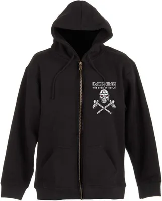 Produktbild von Iron Maiden - "Eddie Axe" Hoodie mit durchgehendem Reißverschluss für Herren/Damen Uni RO1837 (XXL) (Schwarz)