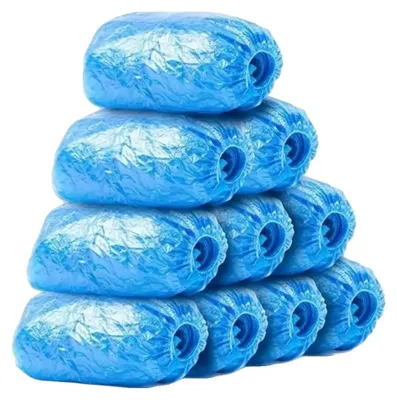Productafbeelding van Schoenovertrekken, waterdicht, antislip ontwerp, blauw