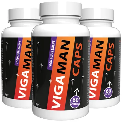 Produktbild von Vigaman Caps - 180 Kapseln (3x60 Kapseln), 3er Pack