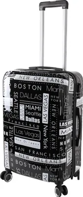 Produktbild von Reisekoffer USA Größe M – Hartschalenkoffer mit 4 Doppelrollen, TSA-Zahlenschloss & Teleskopgriff – robust & leicht