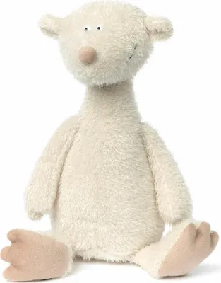 A plush toy sitting on a white background.