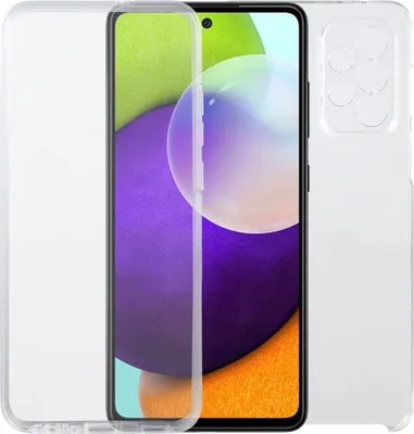 Produktbild von Für Samsung Galaxy A73 5G Polyurethan/ TPU Handy Tasche Transparent beidseitig Hülle
