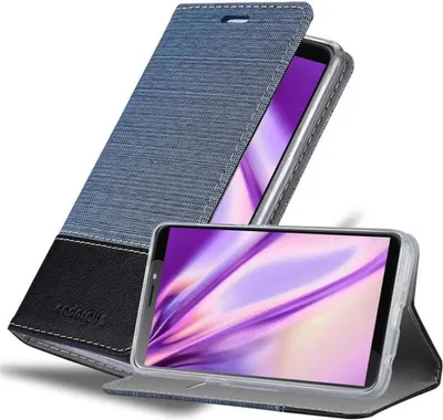 Obrázok produktu pre Cadorabo Case for HTC Desire 12 PLUS Protective Case in Blue Puzdro na mobilný telefón Puzdro na knihu Kryt