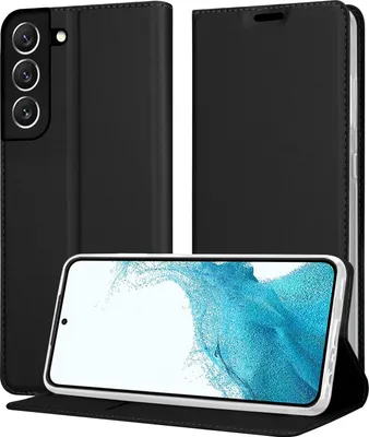 Produktbild von Cadorabo Handyhülle für Samsung Galaxy S22 Schutz Hülle in Schwarz Cover Etui Book Case Booklet