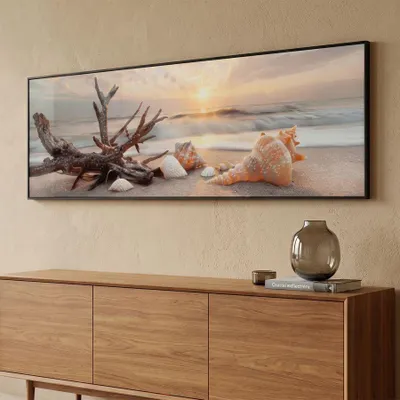 Zdjęcie produktu dla Lakierowany obraz na płótnie z ramą i reliefami 152x4x52 cm