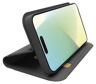 Produktbild von SBS Wallet Stand iPhone 16 schwarz