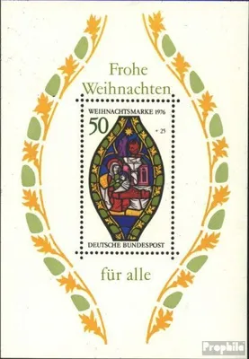 Produktbild von Briefmarken BRD (BR.Deutschland) 1976 Mi Block13 (kompl.Ausgabe) Ersttagssonderstempel gestempelt Weihnachten / Bl.13