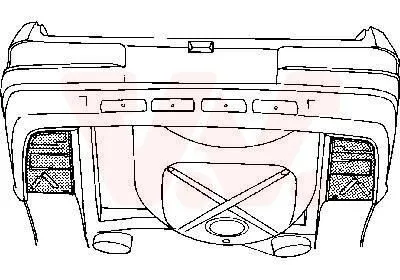 Produktbild von VAN WEZEL Kofferraumboden Laderaumboden 3010334 Hinten Rechts unten passend für MERCEDES-BENZ Stufenheck (W123)