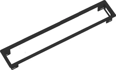 Produktbild von BACHMANN POWER FRAME Einbaurahmen Large 6-fach, schwarz